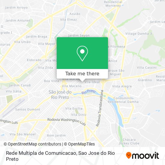 Rede Multipla de Comunicacao map