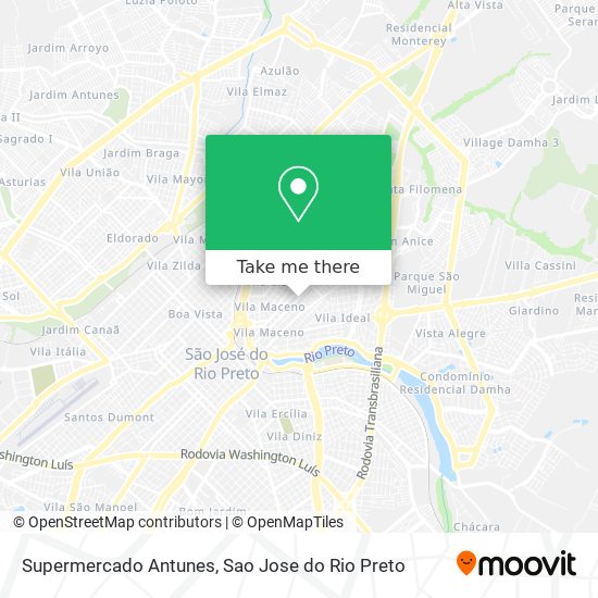 Supermercado Antunes map