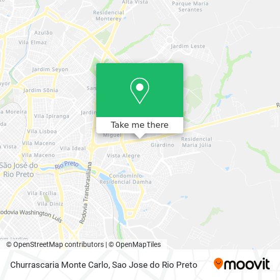 Churrascaria Monte Carlo map