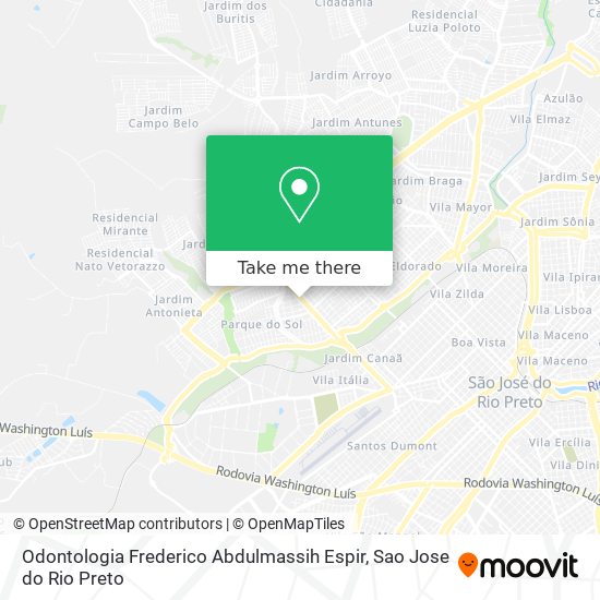 Odontologia Frederico Abdulmassih Espir map