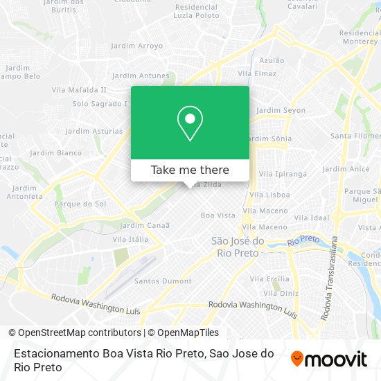Estacionamento Boa Vista Rio Preto map