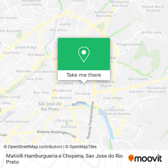 Matiolli Hamburgueria e Choperia map