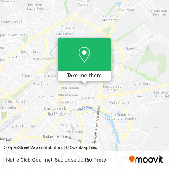Nutre Club Gourmet map