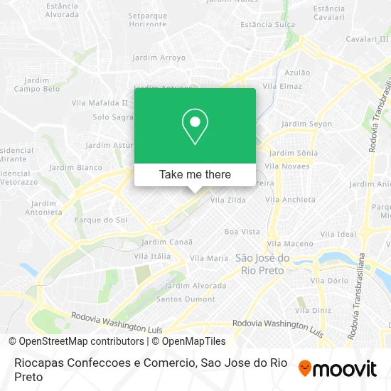 Riocapas Confeccoes e Comercio map