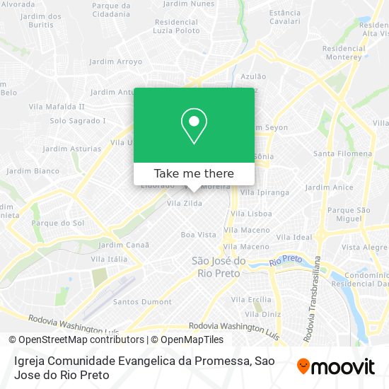 Igreja Comunidade Evangelica da Promessa map