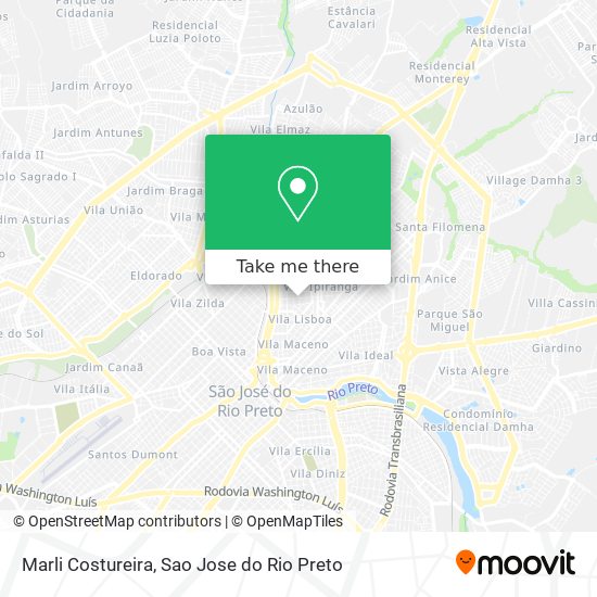 Marli Costureira map