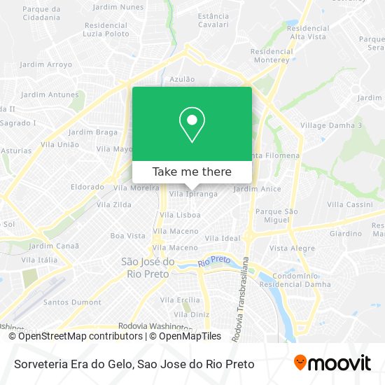 Sorveteria Era do Gelo map