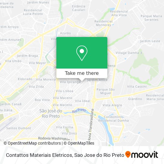 Contattos Materiais Eletricos map