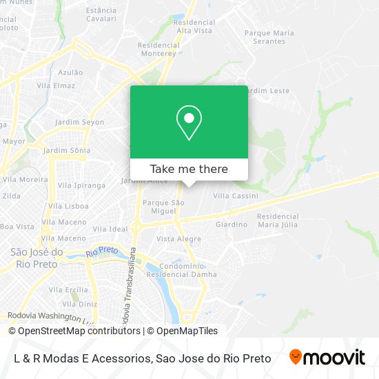 L & R Modas E Acessorios map