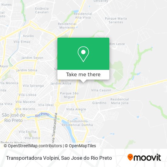 Transportadora Volpini map
