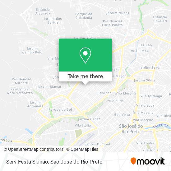 Serv-Festa Skinão map