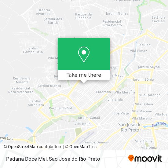 Padaria Doce Mel map
