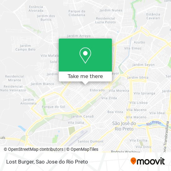 Lost Burger map