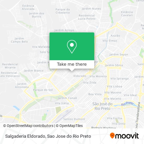 Salgaderia Eldorado map