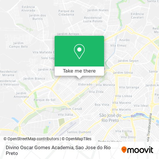 Divino Oscar Gomes Academia map