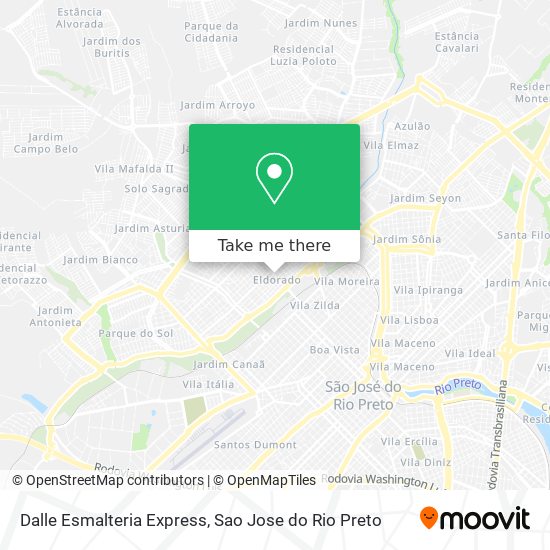 Dalle Esmalteria Express map