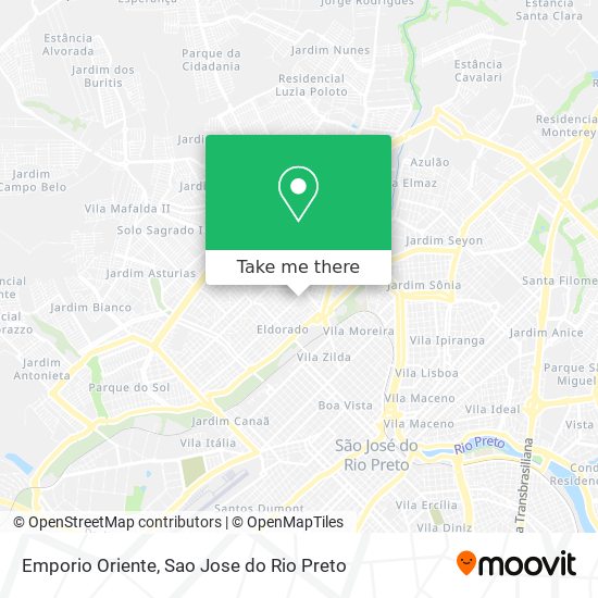 Emporio Oriente map
