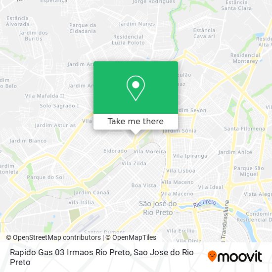 Rapido Gas 03 Irmaos Rio Preto map