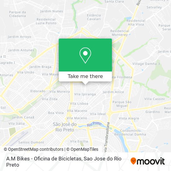 A.M Bikes - Oficina de Bicicletas map