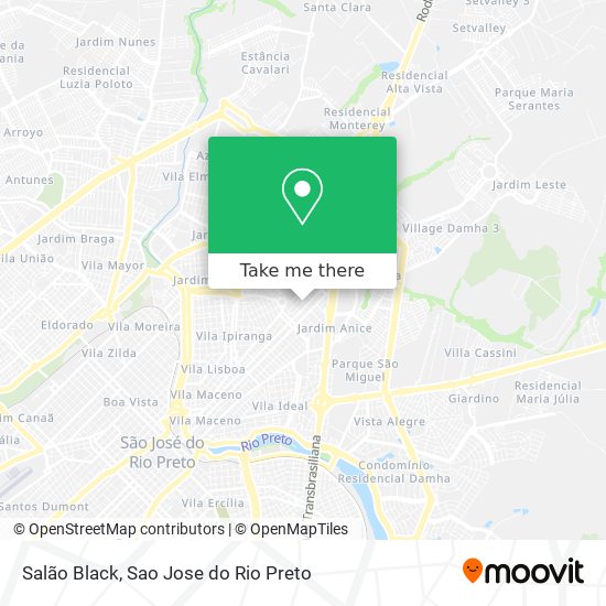 Salão Black map