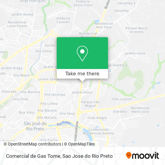 Comercial de Gas Tome map