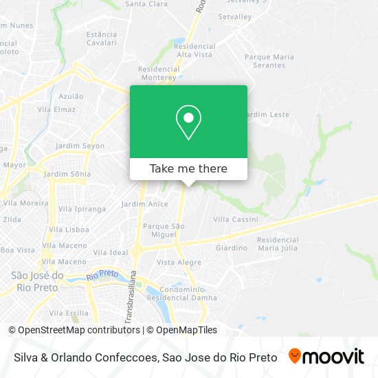 Silva & Orlando Confeccoes map