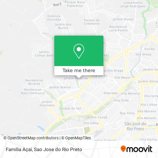 Familia Açai map