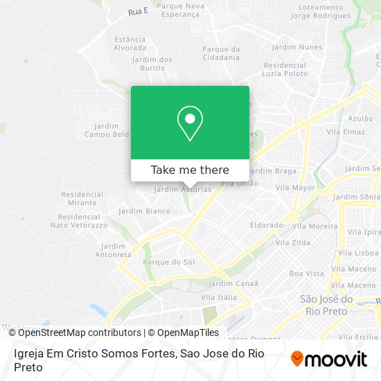 Igreja Em Cristo Somos Fortes map