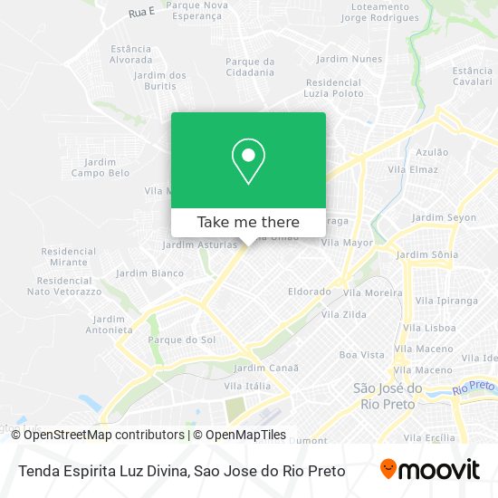 Tenda Espirita Luz Divina map