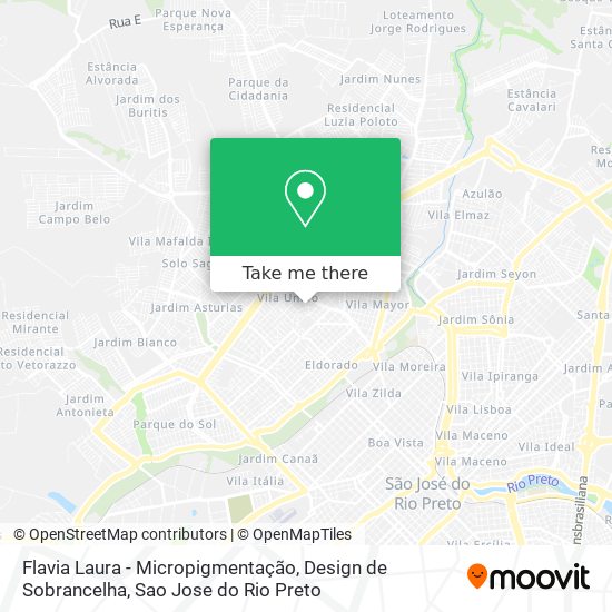 Flavia Laura - Micropigmentação, Design de Sobrancelha map