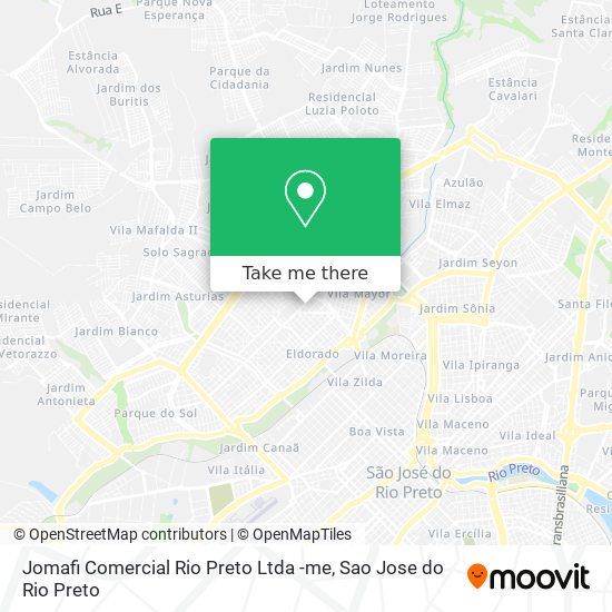 Jomafi Comercial Rio Preto Ltda -me map