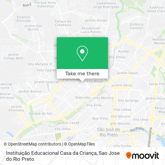 Instituição Educacional Casa da Criança map