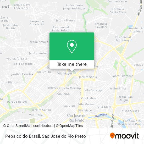 Pepsico do Brasil map