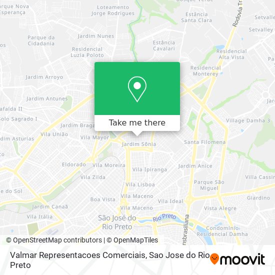 Valmar Representacoes Comerciais map