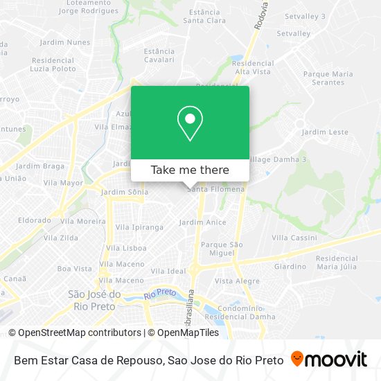 Bem Estar Casa de Repouso map