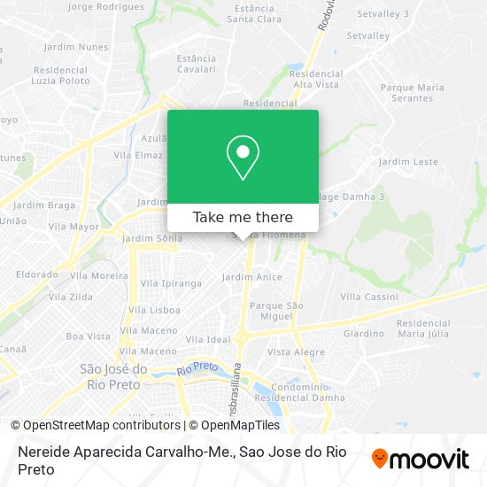 Nereide Aparecida Carvalho-Me. map