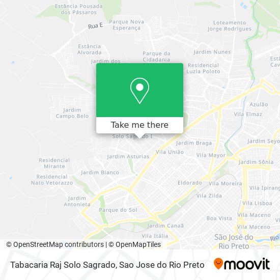 Tabacaria Raj Solo Sagrado map