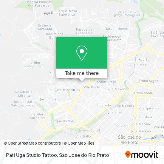 Pati Uga Studio Tattoo map