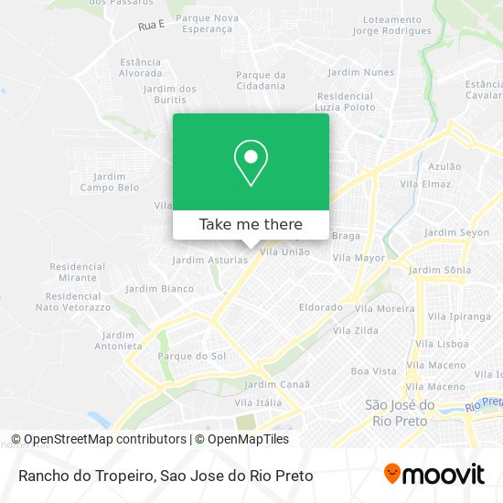 Rancho do Tropeiro map