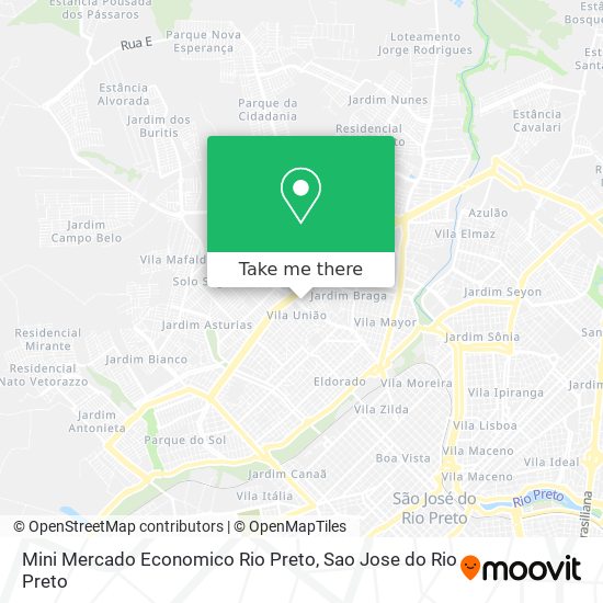 Mini Mercado Economico Rio Preto map