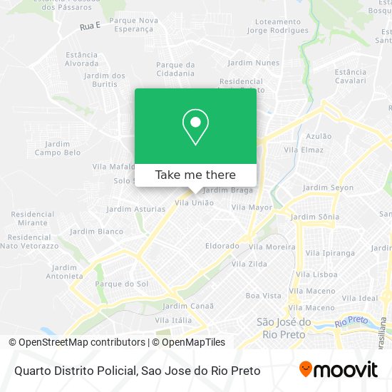 Quarto Distrito Policial map