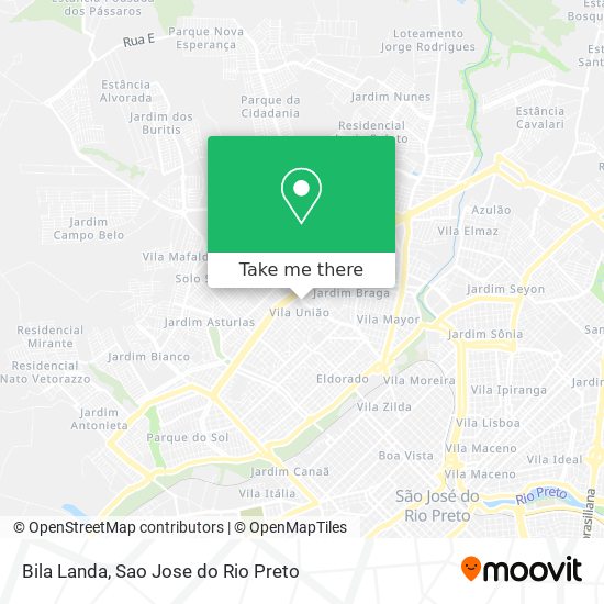 Bila Landa map