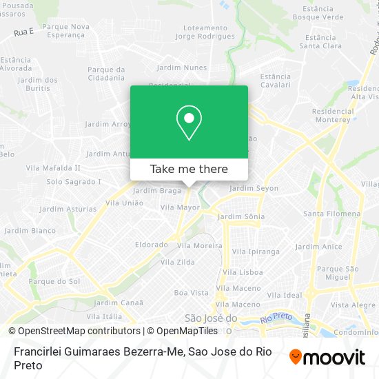 Francirlei Guimaraes Bezerra-Me map
