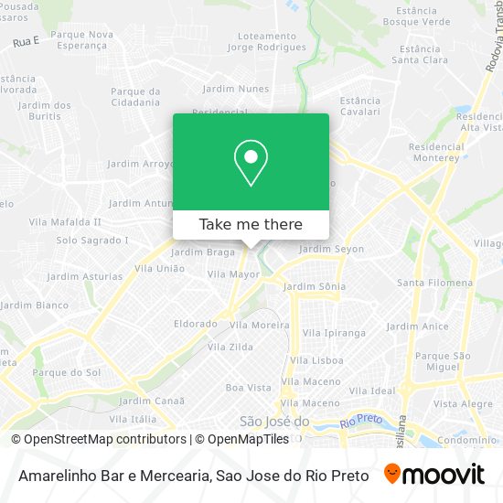 Amarelinho Bar e Mercearia map