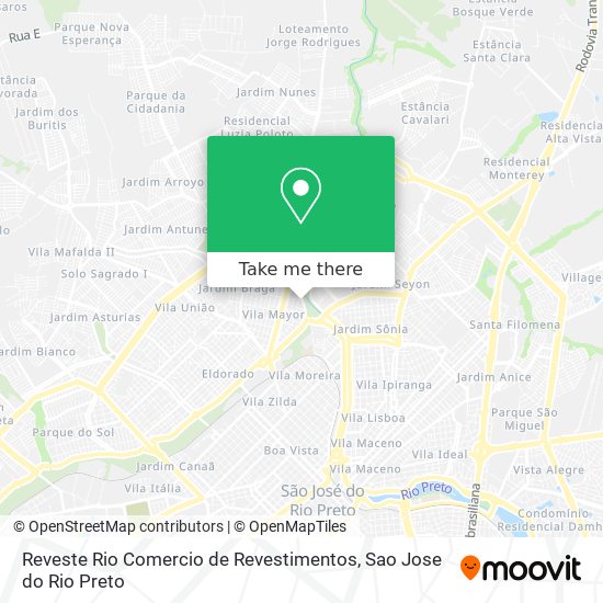 Reveste Rio Comercio de Revestimentos map
