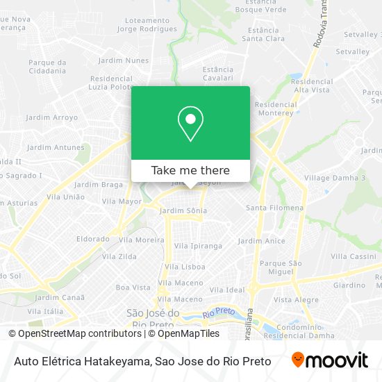 Auto Elétrica Hatakeyama map