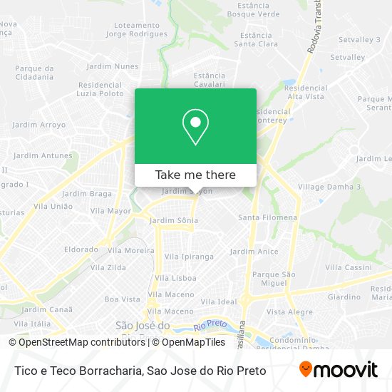 Tico e Teco Borracharia map