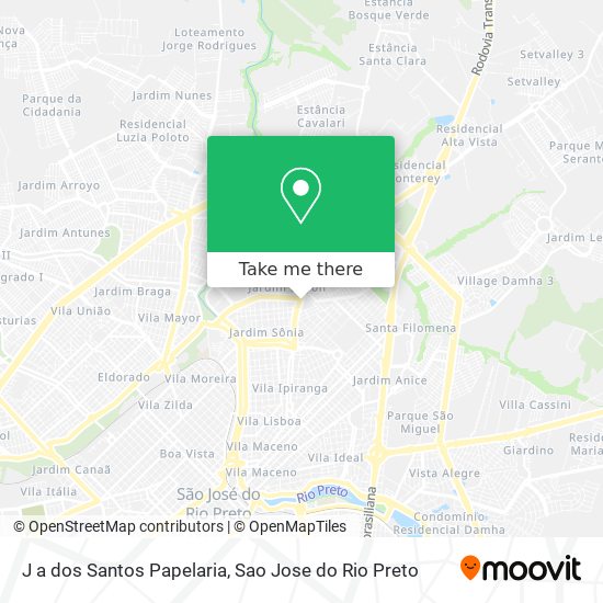 Mapa J a dos Santos Papelaria