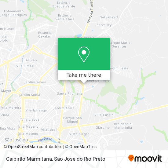 Caipirão Marmitaria map