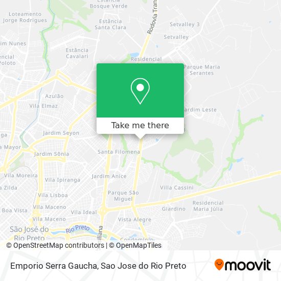 Emporio Serra Gaucha map